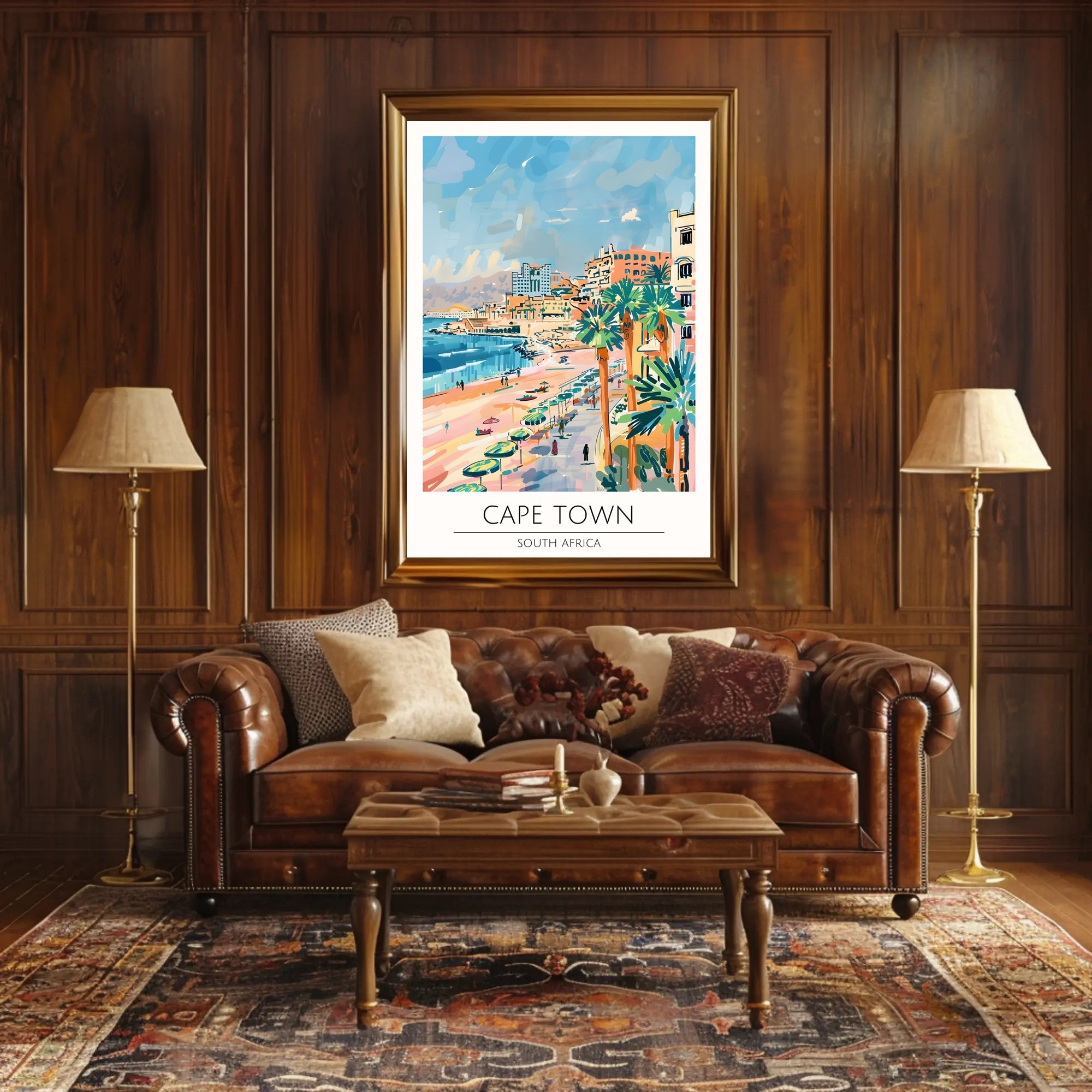 Scenic Cape Town Poster PosterGoat