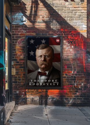 Theodore Roosevelt 26th President Of The United States Portrait