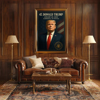 Donald Trump 47th President Political or Propaganda Poster PosterGoat