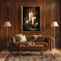 Candlelit Serenity Poster