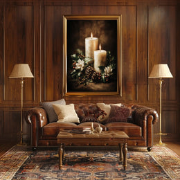 Candlelit Serenity Poster