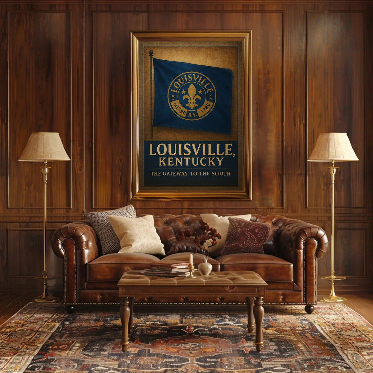 Louisville Kentucky Gateway Cityscape Photography Poster