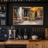 Charming Café Terrace Poster