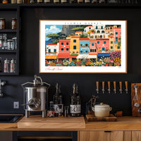 Amalfi Coast Flower Market Poster PosterGoat