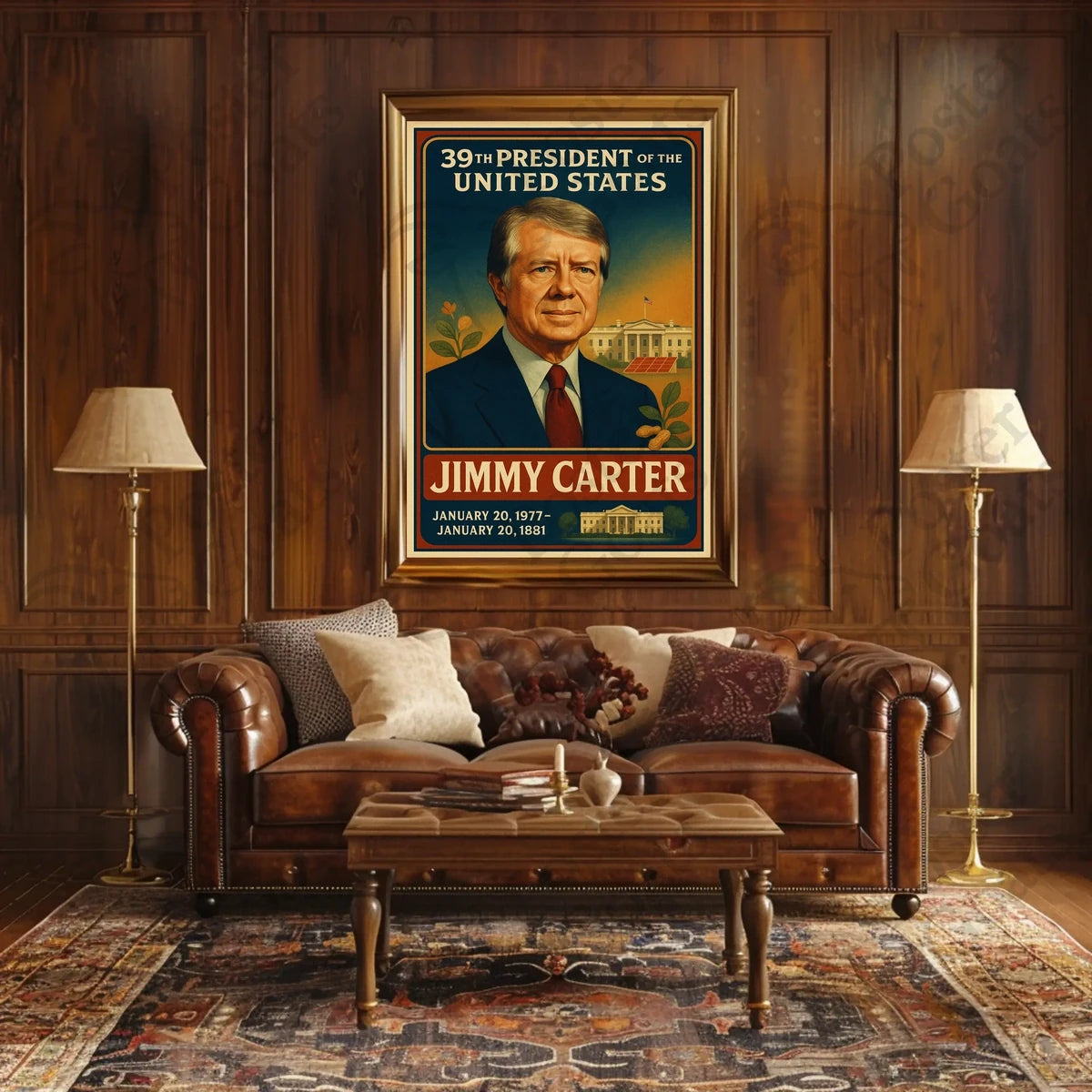 Jimmy Carter Historical Presidential Poster
