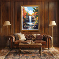 Cuyahoga Valley National Park Waterfall Poster