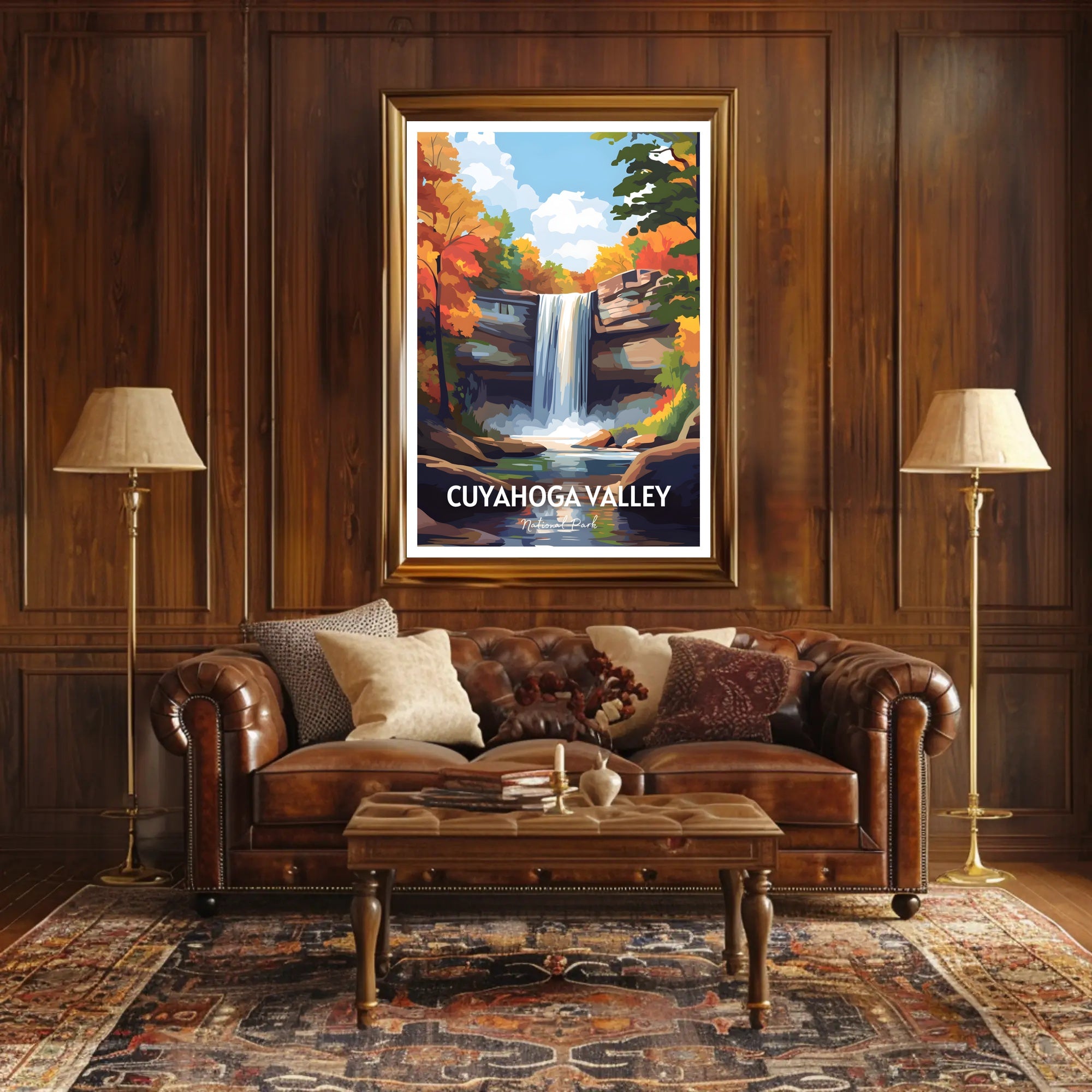 Cuyahoga Valley National Park Waterfall Poster