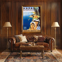 Hapag Mediterranean And Orient Cruises Poster