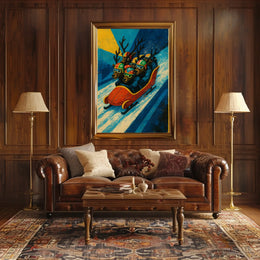 Reindeer Bobsled Adventure Poster