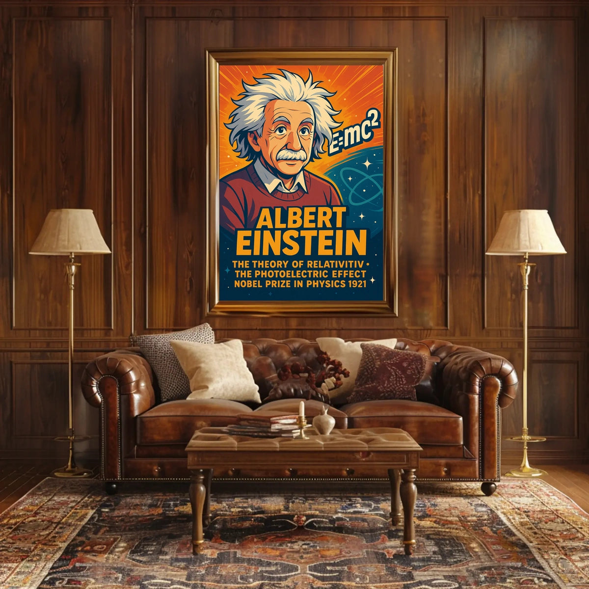Albert Einstein Icon Of Science Poster