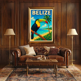 Belize Tropical Paradise Poster