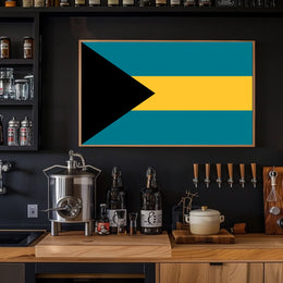 Bahamas Flag Poster