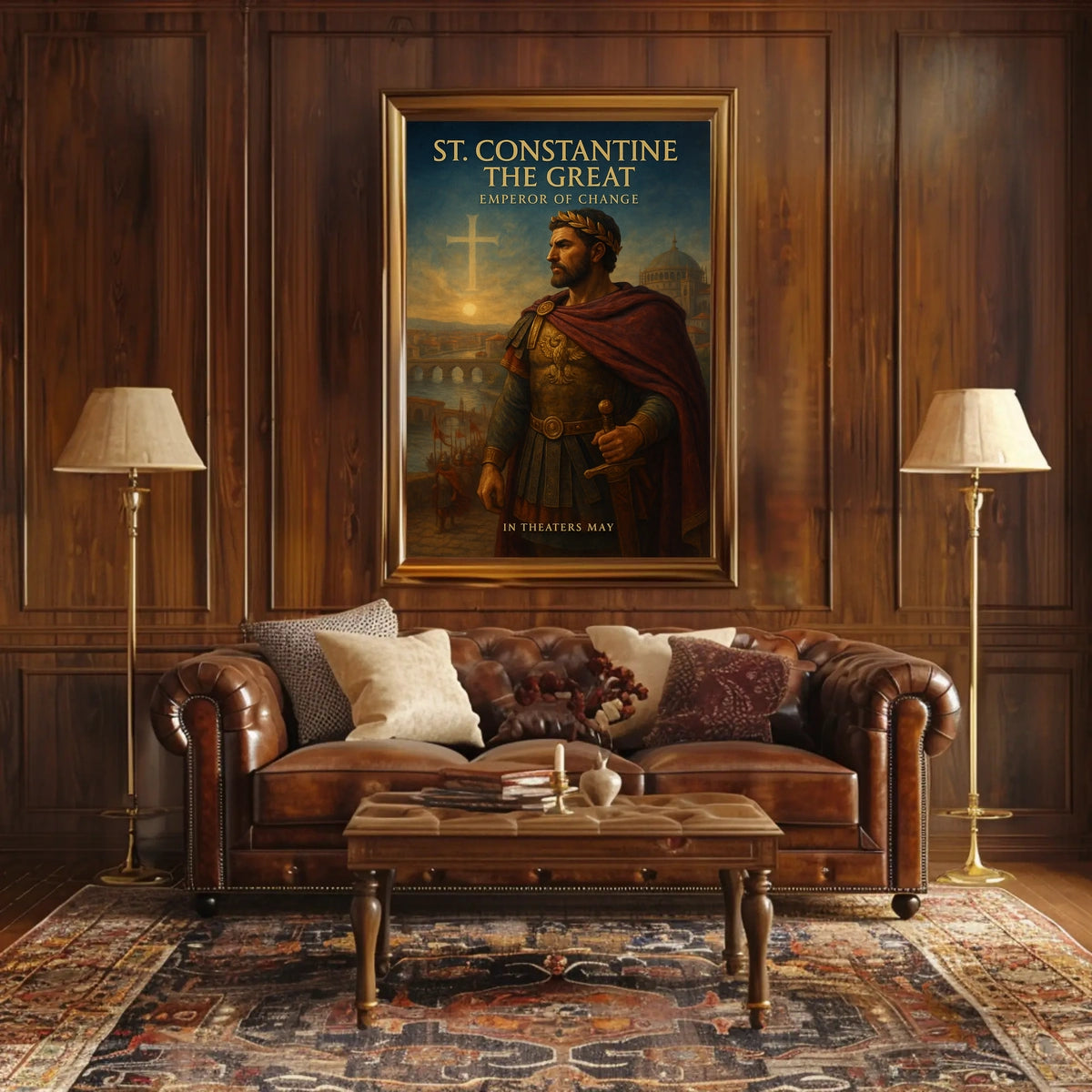 St. Constantine The Great Emperor Of Poster