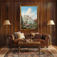 Ancient Elegance Neoclassical Art Cultural Heritage Poster