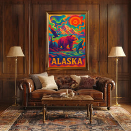 Vibrant Alaska Wilderness Poster