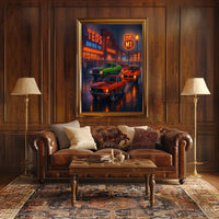 Classic Car Night on Route M1 Poster