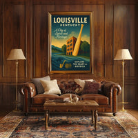 Explore Louisville, Kentucky Poster