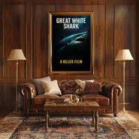 Great White Shark The Oceans Predator Poster PosterGoat