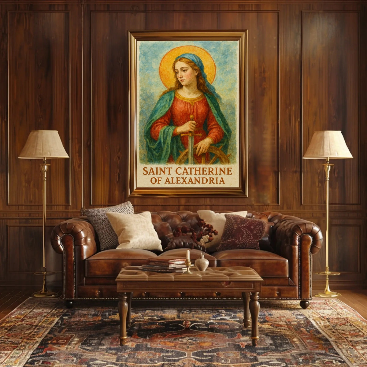Saint Catherine of Alexandria Poster
