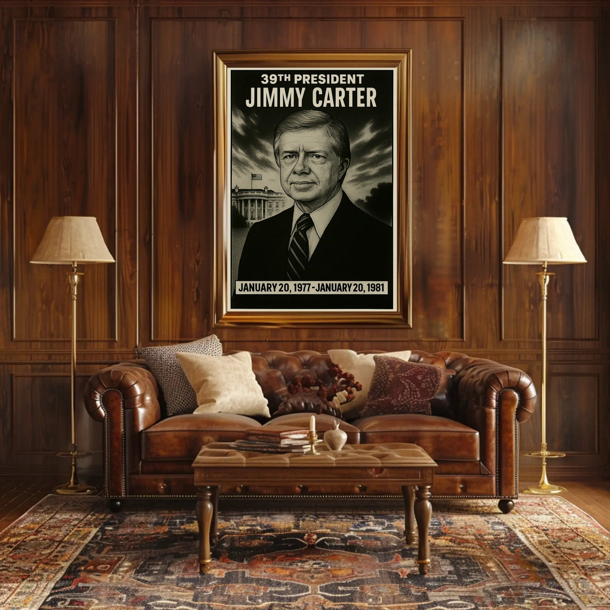 Jimmy Carter 39Th President Poster