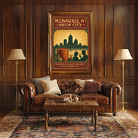 Brew City Milwaukee, WI Poster