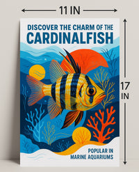 Discover the Charm of the Cardinalfish Poster PosterGoat
