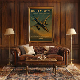 Douglas XP 70 Vintage Aviation Poster Print