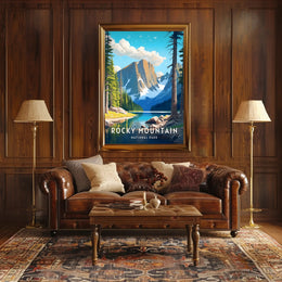 Rocky Mountain National Park Scenic Poster Print