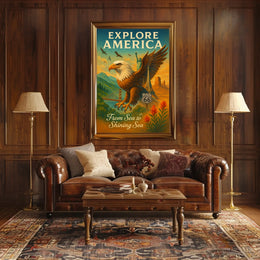 Explore America Poster
