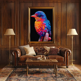 Vibrant Bird Of Paradise Poster