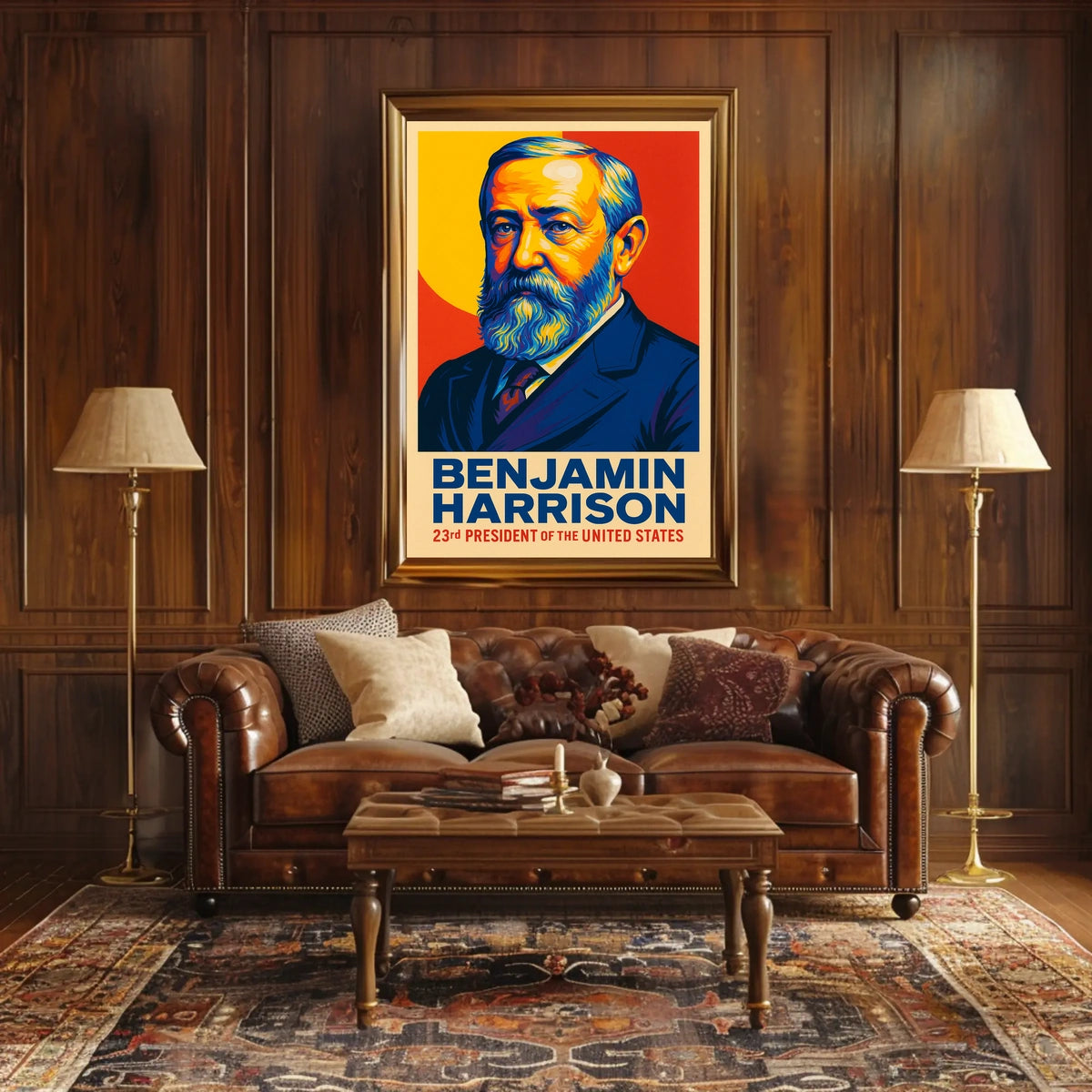 Benjamin Harrison 23Rd President Poster