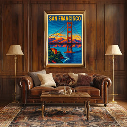 San Francisco Skyline Poster