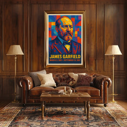James Garfield 20th President Poster