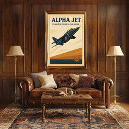 Alpha Jet Frances Pride in the Skies Poster