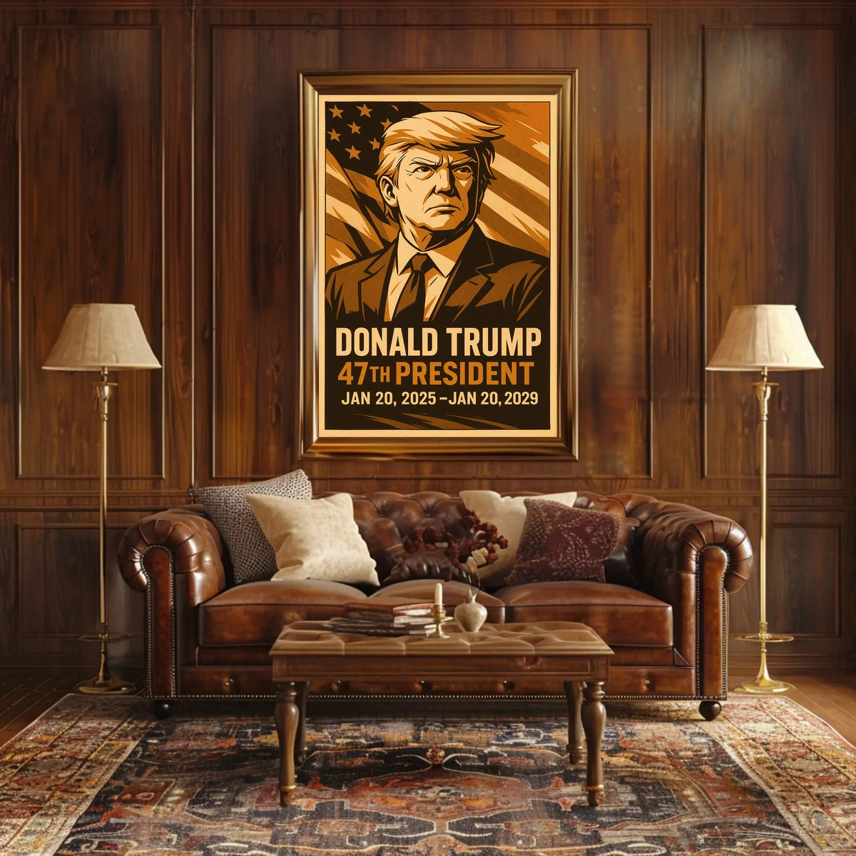 Donald Trump 47th President Poster