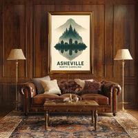 Asheville Reflections Poster