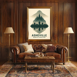 Asheville Reflections Poster