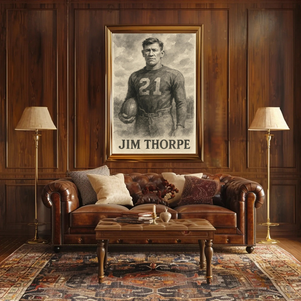 Jim Thorpe Athletic Legend Poster
