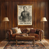 Jim Thorpe Athletic Legend Poster