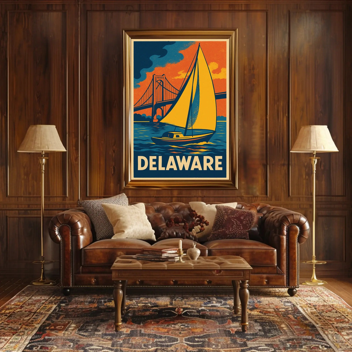 Delaware Travel Poster