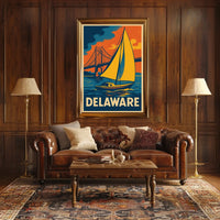 Delaware Travel Poster