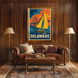Delaware Travel Poster