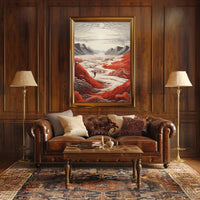 Journey Through The Crimson Valley Poster
