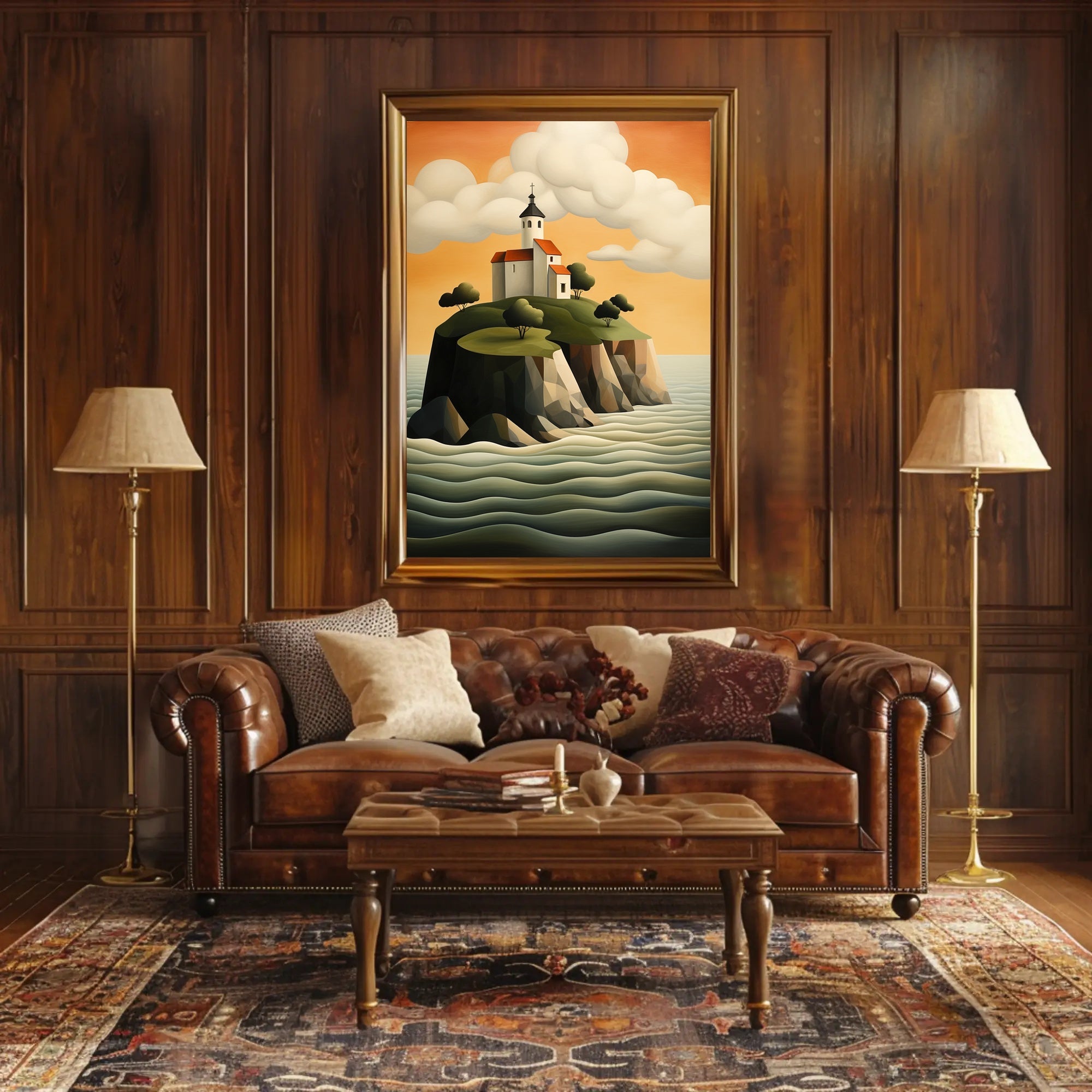 Tranquil Island Sanctuary Poster PosterGoat