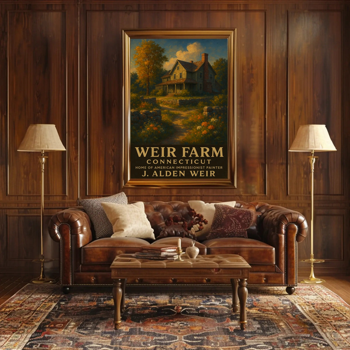 Weir Farm Home Of J. Alden Weir Poster