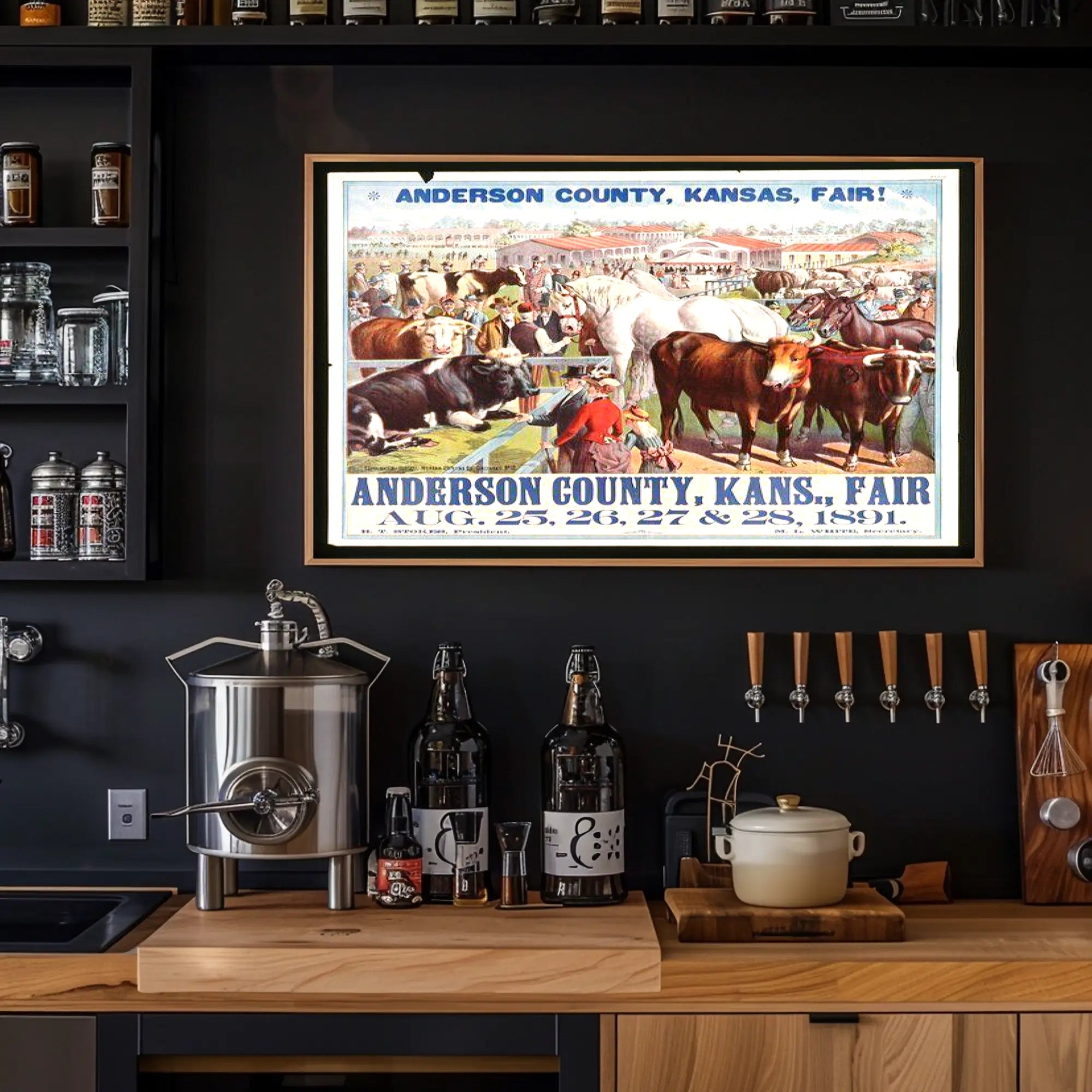 Anderson County Fair – 1891 Poster