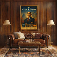 Barack Obama 44th President Historical or Presidential Poster