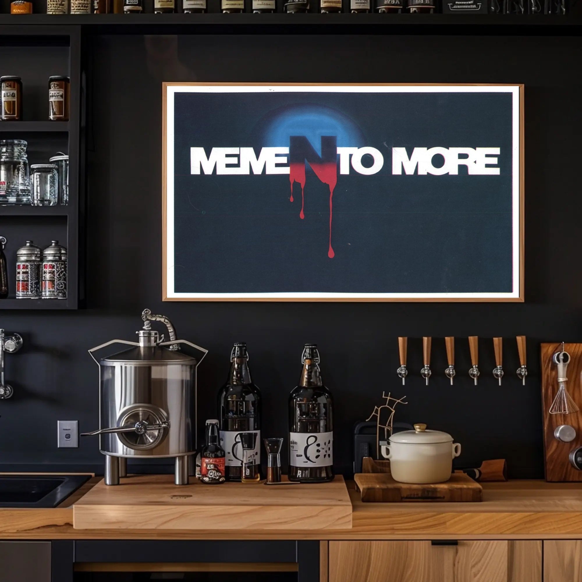 Evocative Typography with Dark Imagery Poster