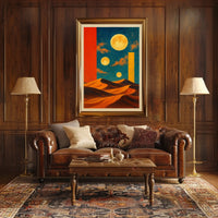 Celestial Desert Dreamscape Poster