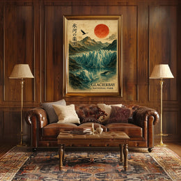 Glacier Bay Vintage National Park Poster